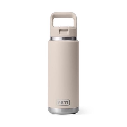 YETI Rambler 26 oz Bottle with Straw Cap, Cape Taupe