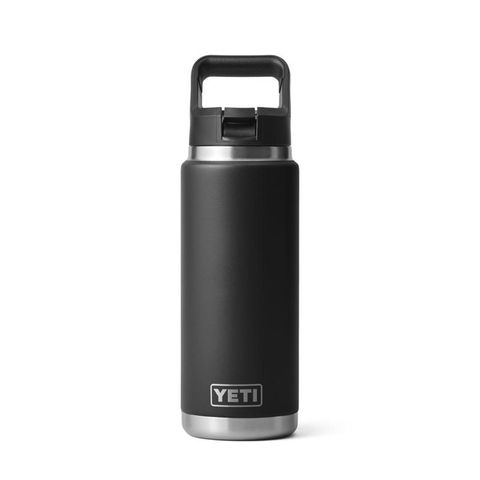 YETI Rambler 26 oz Bottle with Straw Cap, Black
