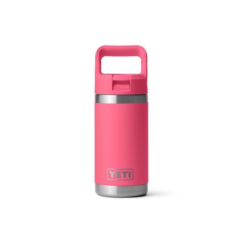 YETI Rambler Jr. 12 oz Kids Bottle with Straw Cap, Tropical Pink
