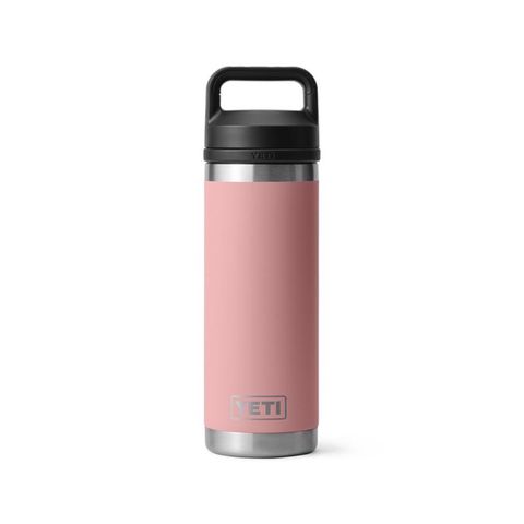 YETI Rambler 18 oz Bottle with Chug Cap, Sandstone Pink