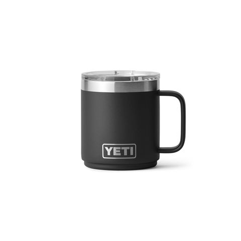 YETI Rambler 10 oz Stackable Mug with MagSlider Lid, Black