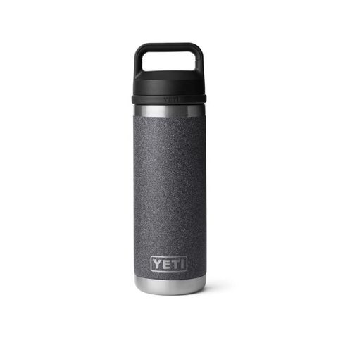 YETI Rambler 18 oz Bottle with Chug Cap, Black Stone