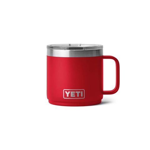YETI Rambler 14 oz Mug with MagSlider Lid, Rescue Red