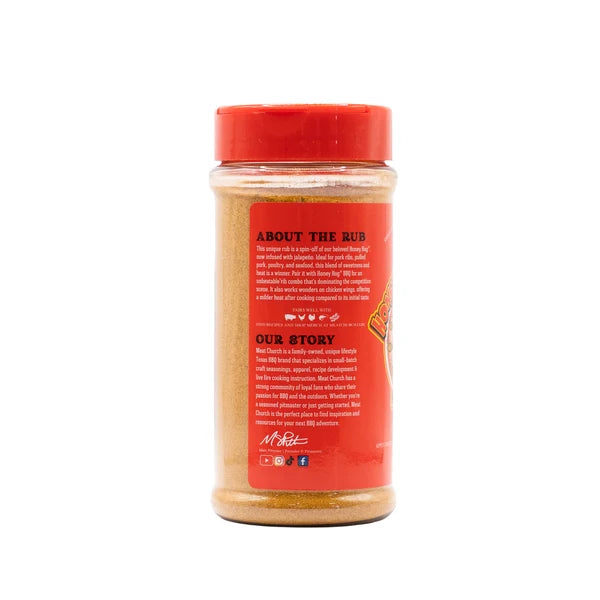 Meat Church Honey Hog Hot BBQ Rub 12OZ